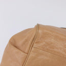 Chloe Etel Hand Bag Leather 2way Beige Gold Auth am9116-15