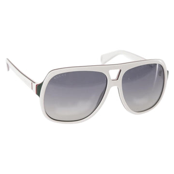 GUCCI Sunglasses plastic White Auth am9119