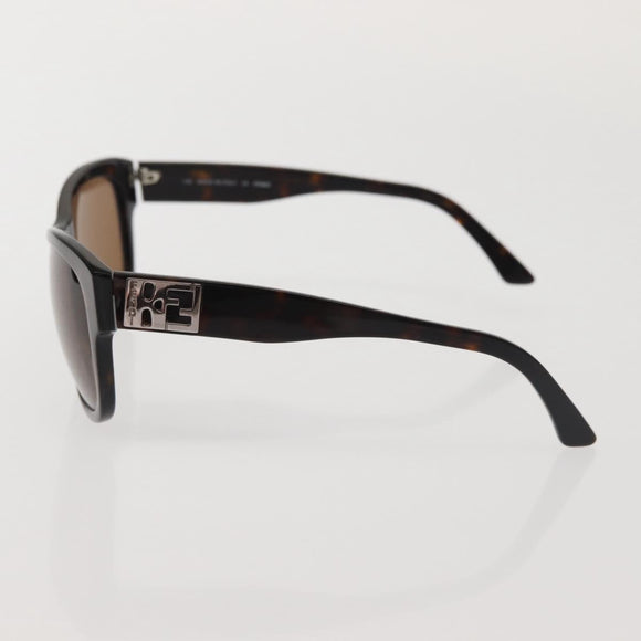 FENDI Sunglasses plastic Brown Auth am9120
