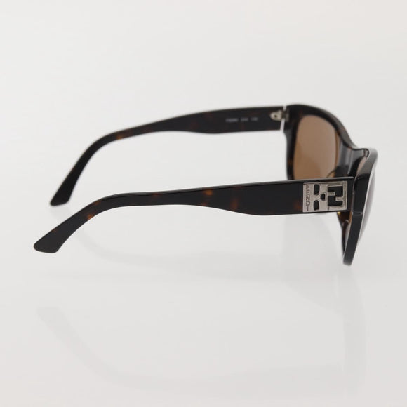FENDI Sunglasses plastic Brown Auth am9120