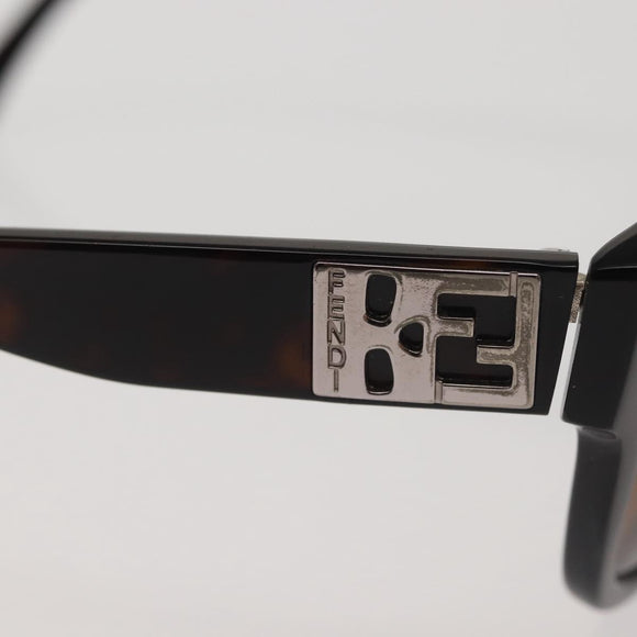 FENDI Sunglasses plastic Brown Auth am9120
