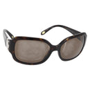 TIFFANY&Co. Sunglasses plastic Brown Auth am9126-1