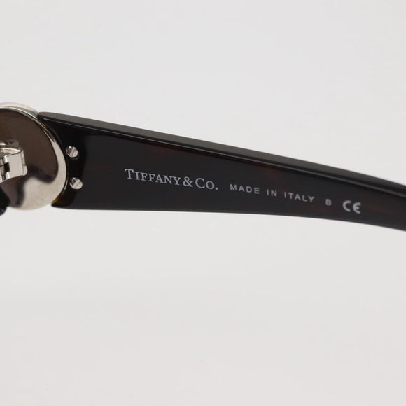 TIFFANY&Co. Sunglasses plastic Brown Auth am9126