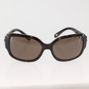TIFFANY&Co. Sunglasses plastic Brown Auth am9126-2