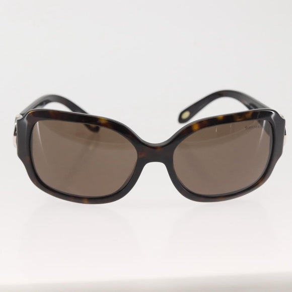 TIFFANY&Co. Sunglasses plastic Brown Auth am9126