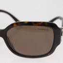 TIFFANY&Co. Sunglasses plastic Brown Auth am9126-5