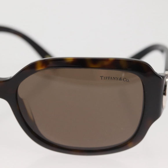 TIFFANY&Co. Sunglasses plastic Brown Auth am9126