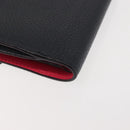 Christian Dior Bifold Wallet Leather Navy Auth am9127-10