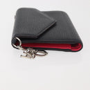 Christian Dior Bifold Wallet Leather Navy Auth am9127-5