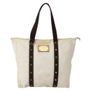 LOUIS VUITTON Antigua Cabas GM Tote Bag Ecru M40033 LV Auth am9129-13