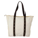 LOUIS VUITTON Antigua Cabas GM Tote Bag Ecru M40033 LV Auth am9129-2