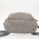 Stella MacCartney Falabella Chain Backpack Suede Gray Silver 410905 Auth am9133-5