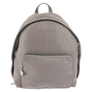 Stella MacCartney Falabella Chain Backpack Suede Gray Silver 410905 Auth am9133-13