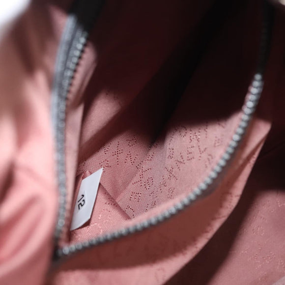 Stella MacCartney Falabella Chain Backpack Suede Gray Silver 410905 Auth am9133