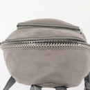 Stella MacCartney Falabella Chain Backpack Suede Gray Silver 410905 Auth am9133-6