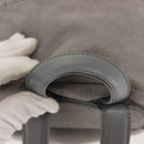 Stella MacCartney Falabella Chain Backpack Suede Gray Silver 410905 Auth am9133-7