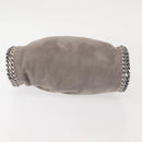 Stella MacCartney Chain Falabella Bag Suede Gray Silver 371223 Auth am9134-5