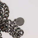 Stella MacCartney Chain Falabella Bag Suede Gray Silver 371223 Auth am9134-10