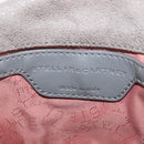Stella MacCartney Chain Falabella Bag Suede Gray Silver 371223 Auth am9134-19