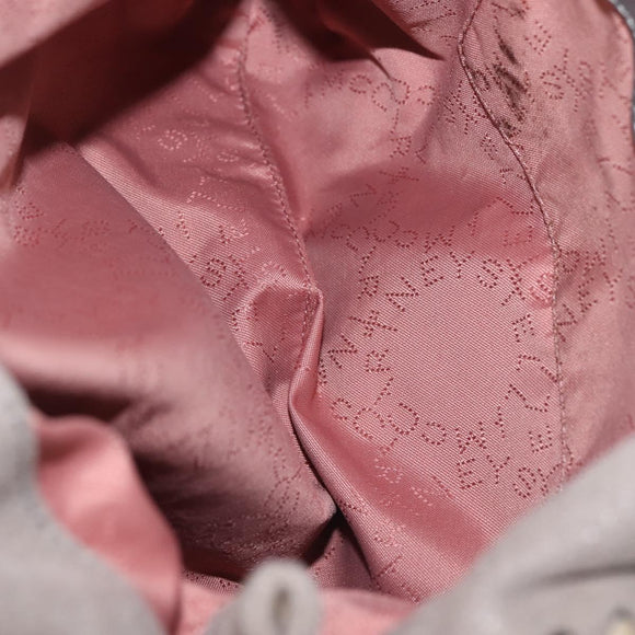 Stella MacCartney Chain Falabella Bag Suede Gray Silver 371223 Auth am9134