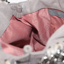 Stella MacCartney Chain Falabella Bag Suede Gray Silver 371223 Auth am9134-20