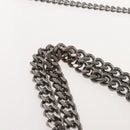 Stella MacCartney Chain Falabella Bag Suede Gray Silver 371223 Auth am9134-14