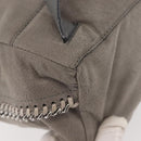 Stella MacCartney Falabella Chain Backpack Suede Gray Silver 410905 Auth am9135-17