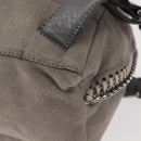 Stella MacCartney Falabella Chain Backpack Suede Gray Silver 410905 Auth am9135-18