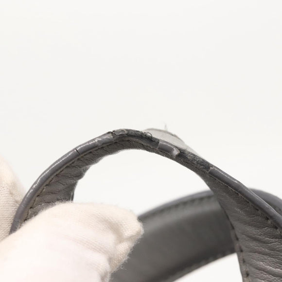 Stella MacCartney Falabella Chain Backpack Suede Gray Silver 410905 Auth am9135