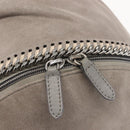 Stella MacCartney Falabella Chain Backpack Suede Gray Silver 410905 Auth am9135-19