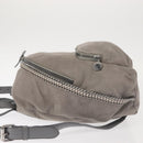 Stella MacCartney Falabella Chain Backpack Suede Gray Silver 410905 Auth am9135-4