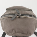 Stella MacCartney Falabella Chain Backpack Suede Gray Silver 410905 Auth am9135-6