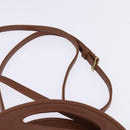 Coach Hand Bag Leather 2way Brown Auth am9143-15