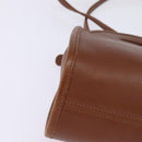 Coach Hand Bag Leather 2way Brown Auth am9143-16