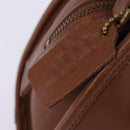 Coach Hand Bag Leather 2way Brown Auth am9143-10