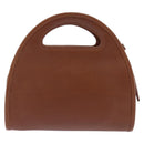 Coach Hand Bag Leather 2way Brown Auth am9143-13