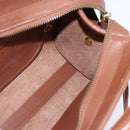 Coach Hand Bag Leather 2way Brown Auth am9143-20