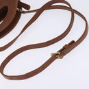 Coach Hand Bag Leather 2way Brown Auth am9143-8