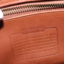 Coach Hand Bag Leather 2way Brown Gold Auth am9144-18