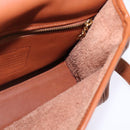 Coach Hand Bag Leather 2way Brown Gold Auth am9144-19