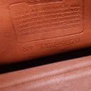 Coach Hand Bag Leather 2way Brown Gold Auth am9144-12