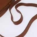 Coach Hand Bag Leather 2way Brown Gold Auth am9144-7