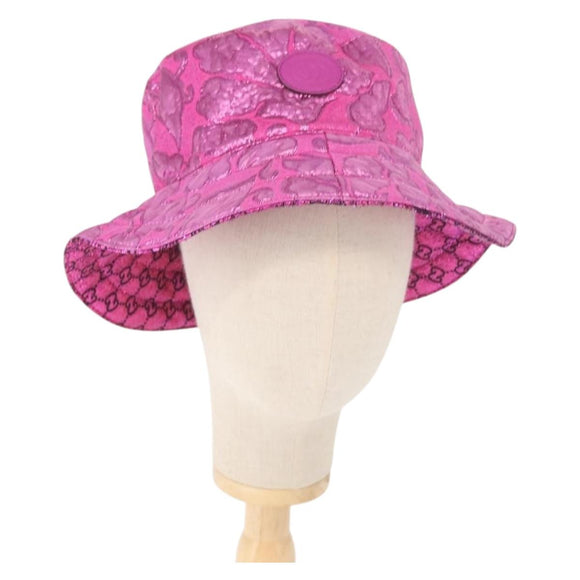 GUCCI Bucket Hat Nylon S Pink 697361 Auth am9146V