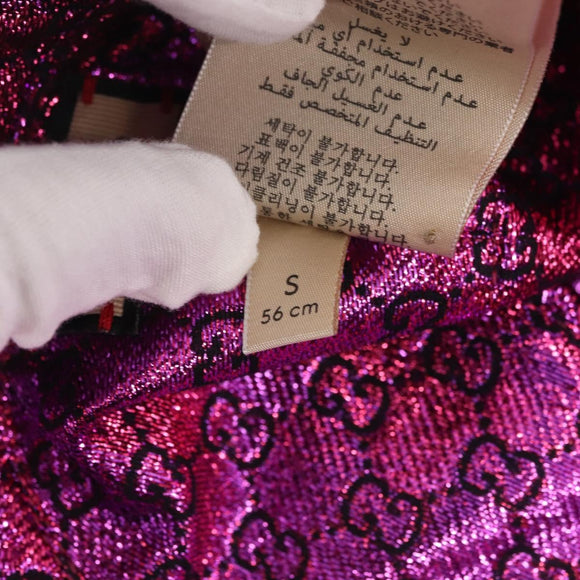 GUCCI Bucket Hat Nylon S Pink 697361 Auth am9146V