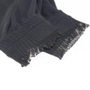 CHANEL One Piece Cotton Black CC Auth am9148-6