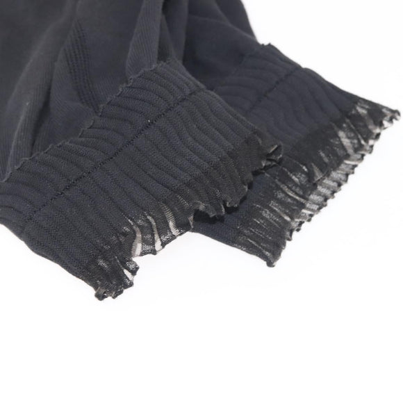 CHANEL One Piece Cotton Black CC Auth am9148