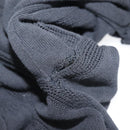 CHANEL One Piece Cotton Black CC Auth am9148-8