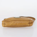 BALLY Hand Bag Canvas Leather 2Set Beige White Auth am9153-15