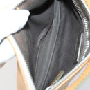 BALLY Handtas Canvas Leer 2Set Beige Wit Auth am9153-17