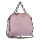 Stella MacCartney Chain Farabella Mini Bag Suede 2way Pink 391698 Auth am9155-1